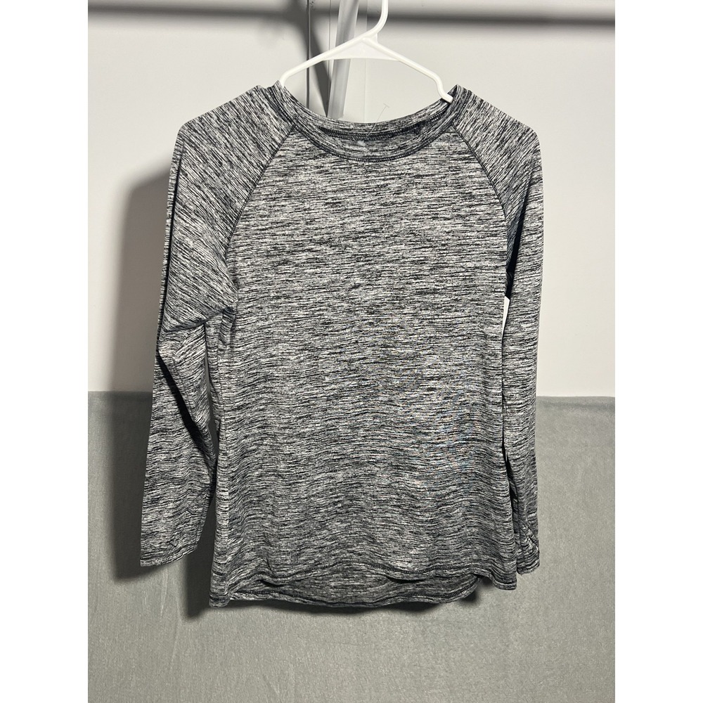 ClimateRight by Cuddl‎ Duds Women's Gray Heather Activewear Top M/M Long Sleeve